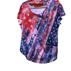 Patriotic woman’s top size XXL